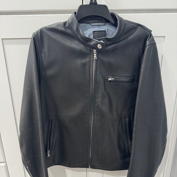 Gap Leather Moto Jacket - Size XL - Picture 1 of 4